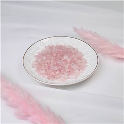 Радуга Самоцветов Крошка декоративная из Розового кврца (100 гр)