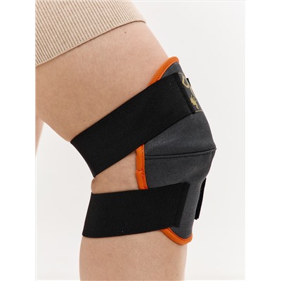 Наколенник фиксирующий согревающий из верблюжьей шерсти с медной нитью