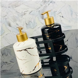 146-021 Набор из 2 диспенсеров на подставке в под.уп.(х24)Фарфор