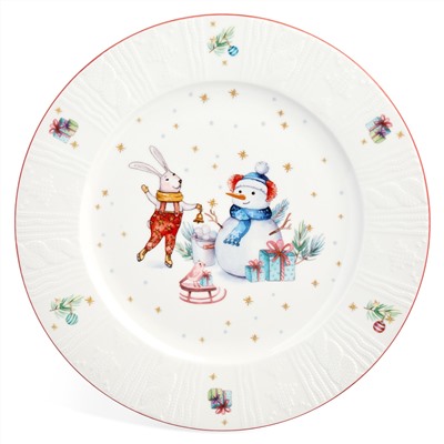 НАБОР ТАРЕЛОК ОБЕДЕННЫХ LEFARD "WINTER STORY" 2 ШТ. 26,5 СМ (КОР=12НАБ.)