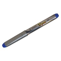 Ручка перьевая Pilot "V-Pen", 0,58мм, синяя, одноразовая