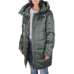 S21121 GRAY/GREEN Куртка зимняя женская (150 гр. холлофайбера)