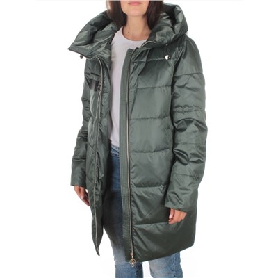 S21121 GRAY/GREEN Куртка зимняя женская (150 гр. холлофайбера)
