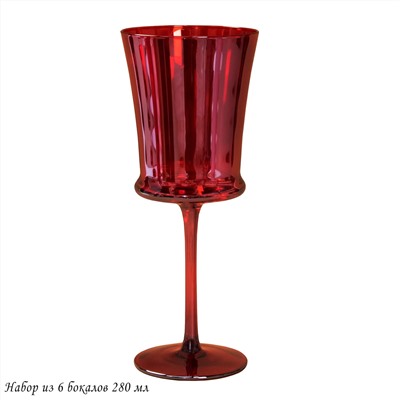 584-021 Набор из 6 бокалов 280мл в под.уп.(х4)Стекло