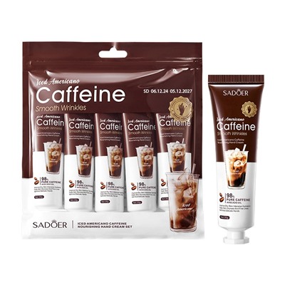 Набор кремов для рук "Ледяной Американо" Sadoer, 5 шт. по 30 гр.