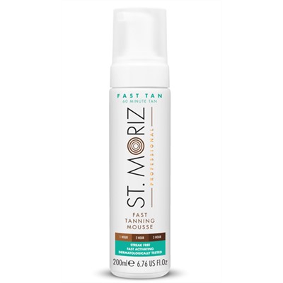 ST.MORIZ Мусс - автобронзант для экспресс загара 200 мл
