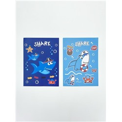 Набор наклеек 2 шт. "Sea shark", 11*15 см