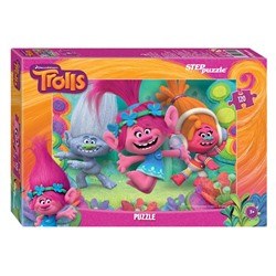 Пазлы Trolls, 120 элементов, МИКС