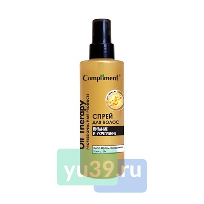 Спрей для волос Compliment Total Repair Питание и укрепление, 200 мл.