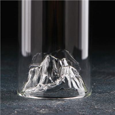 Стакан Magistro «Горы», 300 мл, стекло, прозрачный