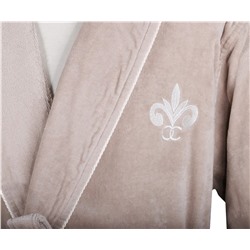 Халат Велюровый Мужской (L) Beyzade Kahve Bay Large Bornoz- EcoCotton
