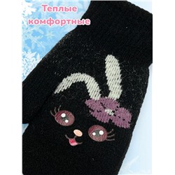 Варежки теплые для девочек Арт 2023/4 модель 8