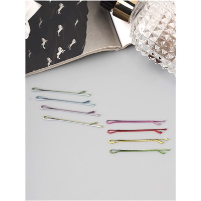 Невидимка для волос «Колор», набор 30 шт., лето, 4.5 см, МИКС