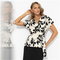 Блуза с декоративной драпировкой, Откройся желаниям (шикарная)