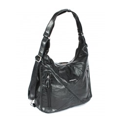 Сумка женская искусственная кожа Guecca-99410,   (рюкзак-change)  1отд,  черный 263700