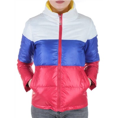 9023 WHITE/BLUE/RED Куртка демисезонная ZJW