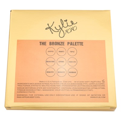 Тени для век Kylie Kyshadow Pressed Powder Eyeshadow The Bronze Palette Golden 40 g