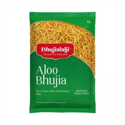 Закуска из картофельной лапши Алу Бхуджиа (150 г), Aloo Bhujia, произв. Bhujialalji