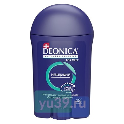 Антиперспирант-стик DEONICA FOR MEN. Невидимый, 40мл