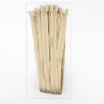 Молния «Трактор», №8, разъёмная, замок автомат, 90 см, бежевая