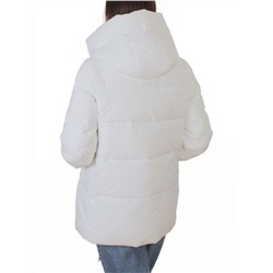 M-M07 WHITE Куртка зимняя женская (150 гр. холлофайбер)