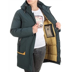 M2008 DK. GREEN Пальто зимнее женское MARIA