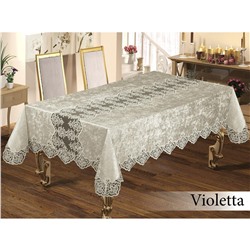 Скатерть 160x220 см. VIOLETTA EKRU - Maison Royale