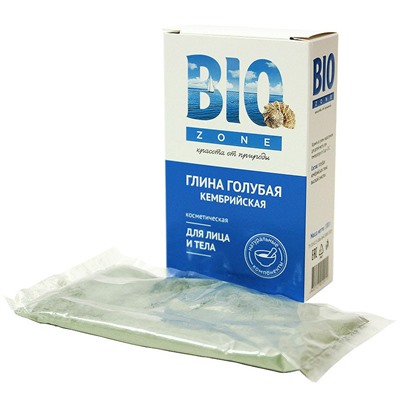 Голубая глина косметическая BioZone для лица и тела 100 g