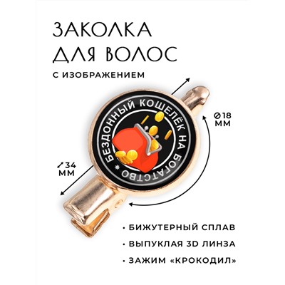 HZF-0022 Заколка Бездонный кошелёк