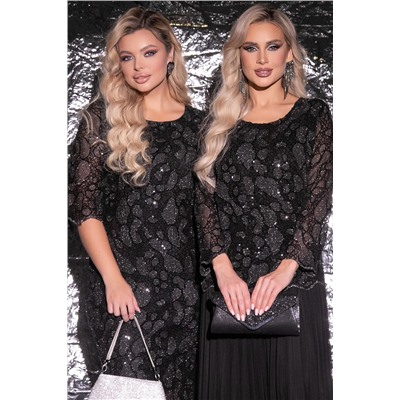 Платье "Объятия ночи" (блэк) П7573