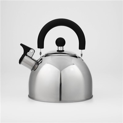 Чайник, 1.8 л, со свистком, капсульное дно, индукция, нержавеющая сталь
