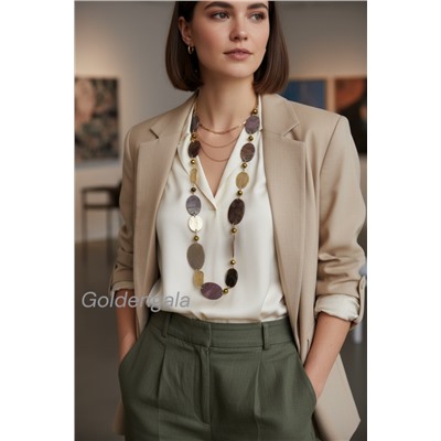 Колье-бусы авторские, коллекция "КЛЕОПАТРА" клео19721/17