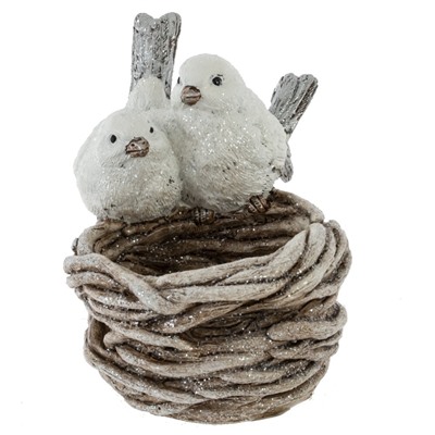 Фигурка декоративная "Птички", L11 W9 H10 см