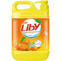 Средство для мытья посуды, овощей и фруктов Апельсин, Liby 1500 г