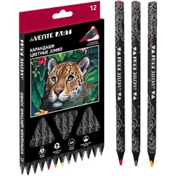 Карандаши 12цв "deVENTE. Jumbo Art" 4мм трехгранные 5022220/Китай