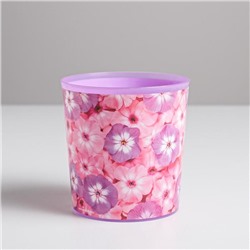 Кашпо «Цветы», 1,6 л, 14 х 14 см
