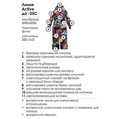 Комбинезон зимний для девочки