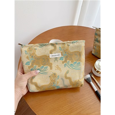 Handheld capacious storage system, cosmetic bag, shoulder bag, small clutch bag, travel bag to go out, liner, shopping bag