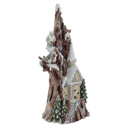 GAEM Фигурка декоративная "Домик" (подсветка, 3xAAA н/п), L37 W29 H73 см