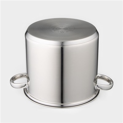 Кастрюля Magistro Grande, 5.5 л, с крышкой, капсульное дно, индукция, нержавеющая сталь