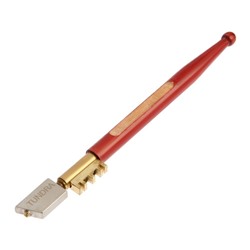 Стеклорез алмазный ТУНДРА, деревянная рукоятка