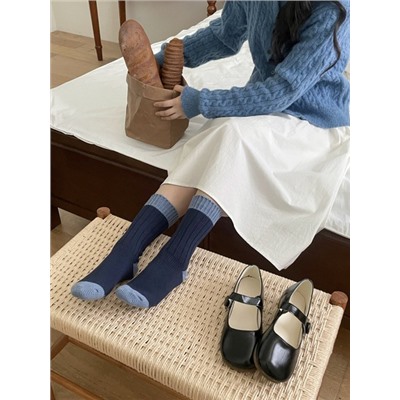 Tide, Japanese demi-season cotton socks for men and women for beloved