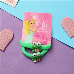 Резинки для волос «Лягушата», набор 2 шт., зелёные