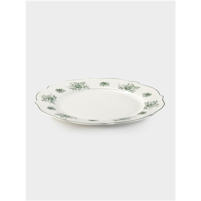 Тарелка WY Emerald Essence, d=20 см, фарфор, белая