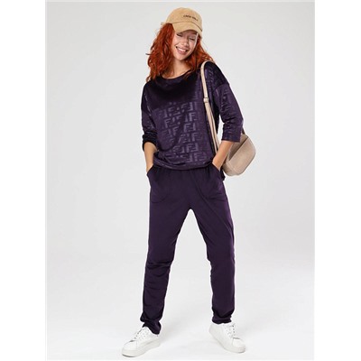 Костюм Вениса жаккард сливовый ИвК