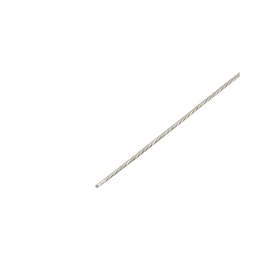 Тросик ювелирный, 0.45 мм, катушка 24 метра, цвет стальной