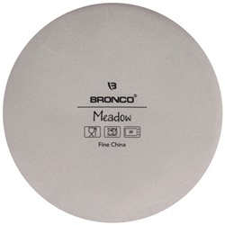 БАНКА ДЛЯ СЫПУЧИХ BRONCO "MEADOW" 15*12 СМ 1400 МЛ СЕРАЯ (КОР=8ШТ.)