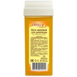 Ф-421w Deep depil Воск для депиляции медовый Honey 100 мл, ВОСК ДЛЯ ДЕПИЛЯЦИИ МЕДОВЫЙ "HONEY". 100 МЛ. Ф-421W