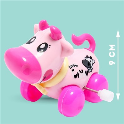 Игрушка заводная «Коровка», цвета МИКС
