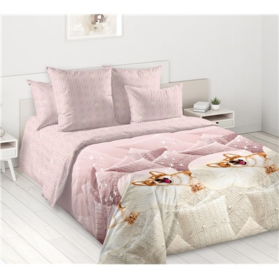 Ткань перкаль Молодежка / Корги 1 (основа)